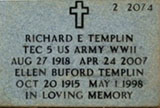 Richard T headstone